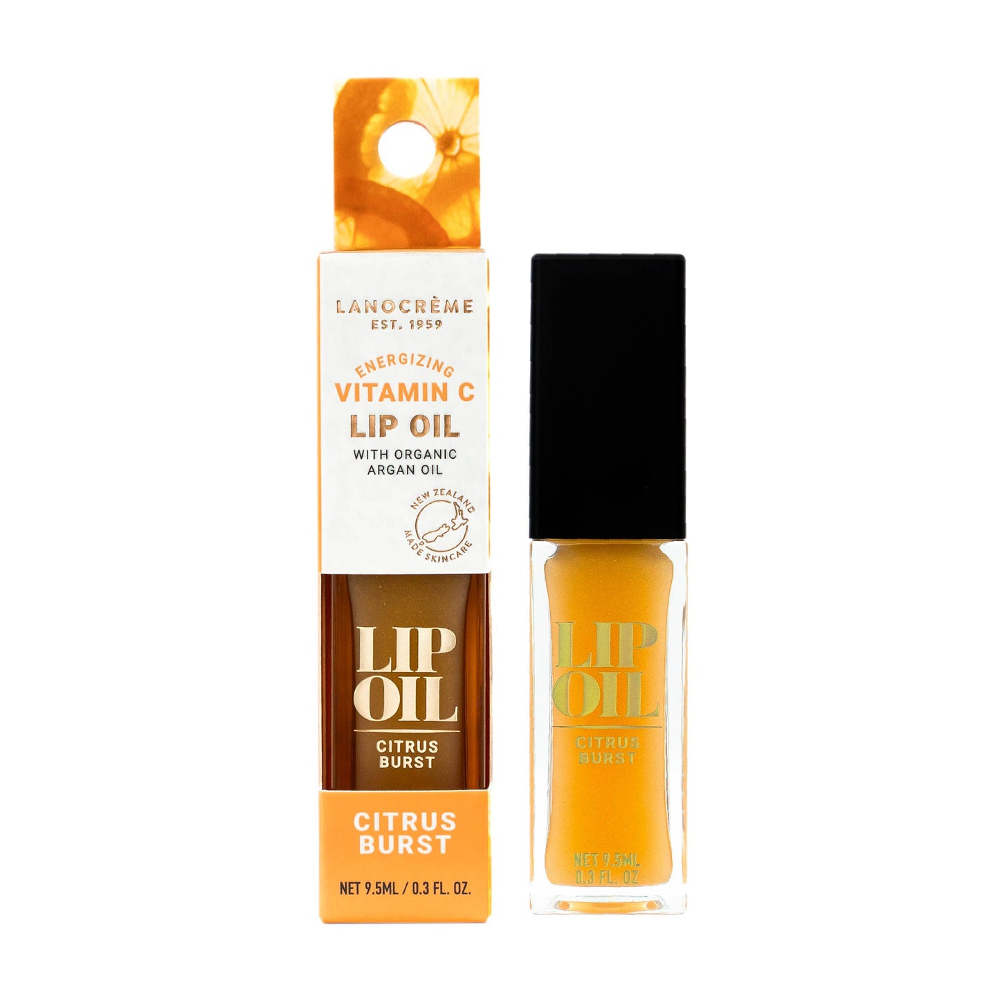 Lanocrème Lip Oil 紐西蘭蘭儂,維他命C保濕柔嫩唇油 (活力柑橘) 9.5mL