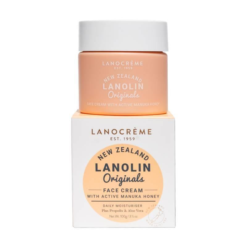 Lanocreme 紐西蘭蘭儂 活性麥蘆卡蜂蜜羊毛脂面霜 100g (01.2028)