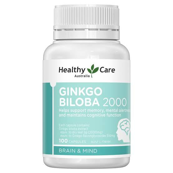 Healthy Care Ginkgo Biloba 澳洲 銀杏精華膠囊 100粒