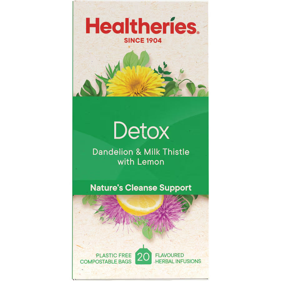 Healtheries Detox Herbal Tea 紐西蘭賀壽利 排毒茶包 20入