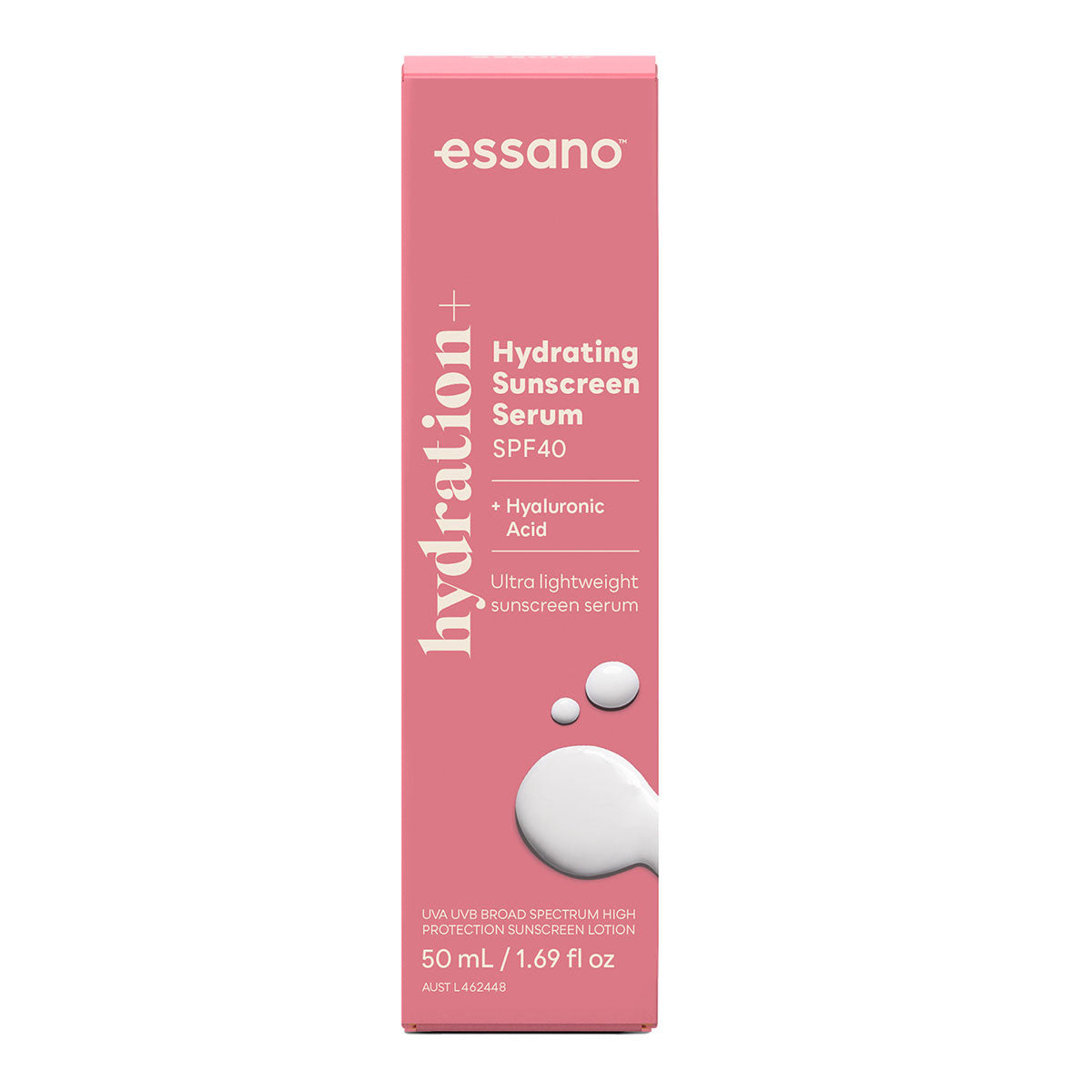 Essano 紐西蘭,補水+保濕防曬精華 SPF40,50ml