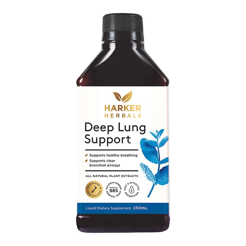 Harker Herbals Deep Lung Support,紐西蘭天然草本深度清肺液,250ml / 500ml