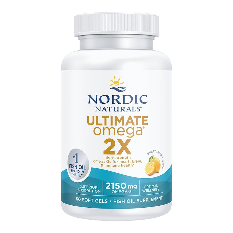 Nordic Naturals Ultimate Omega 2X 魚油軟膠囊 60粒 檸檬味