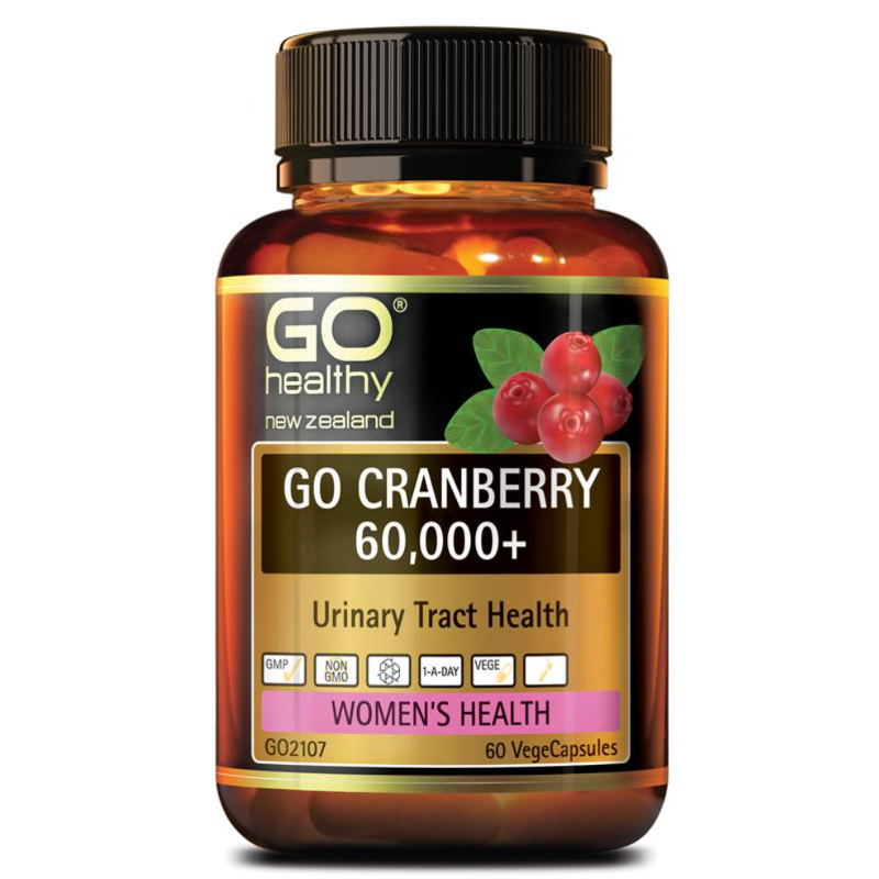 Go Healthy 紐西蘭高之源,高含量蔓越莓膠囊 60000mg 60粒