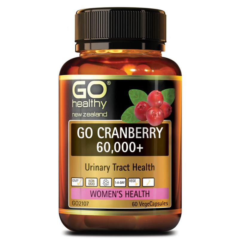 Go Healthy Cranberry 紐西蘭高之源高含量蔓越莓膠囊60000mg 60粒 