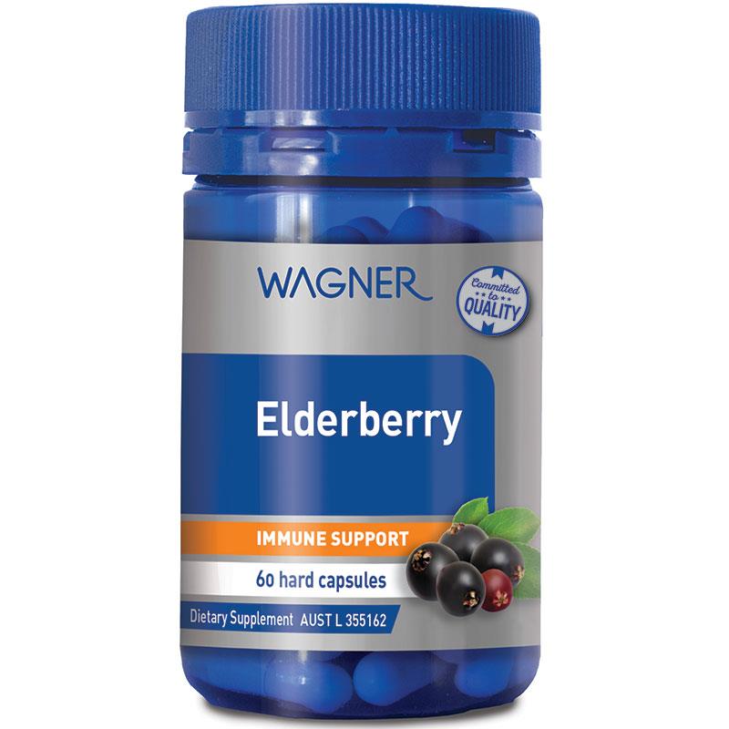 Wagner Elderberry 澳洲瓦格納,接骨木果膠囊 60粒