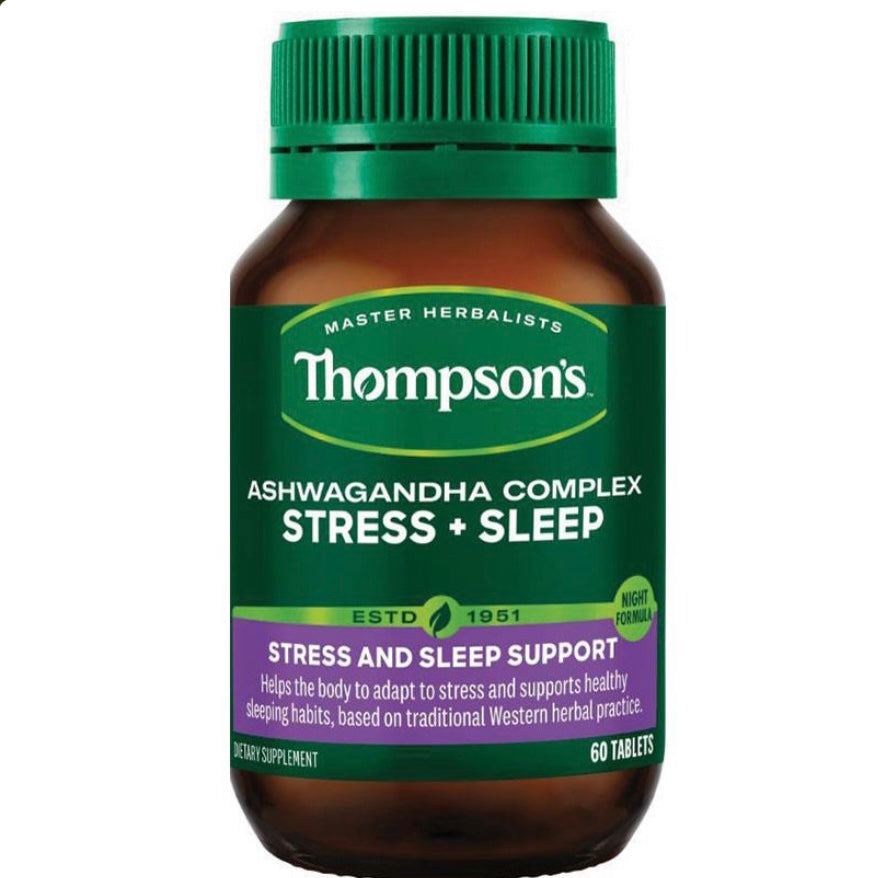 Thompson's 紐西蘭湯普森 舒壓睡眠醉茄精華 60粒
