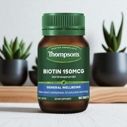 Thompson's New Zealand High Strength Biotin 100 Tablets