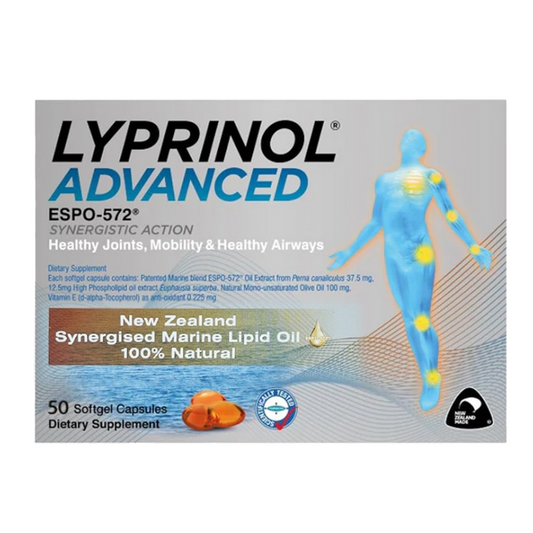 Lyprinol Advanced 紐西蘭利筋諾 加強版海洋精華 關節膠囊 50粒