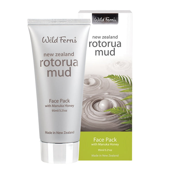 Wild Ferns Rotorua Mud Face Pack<br>with Manuka Honey 80+<br>紐西蘭帕氏 火山泥麥盧卡蜂蜜面膜 95ml
