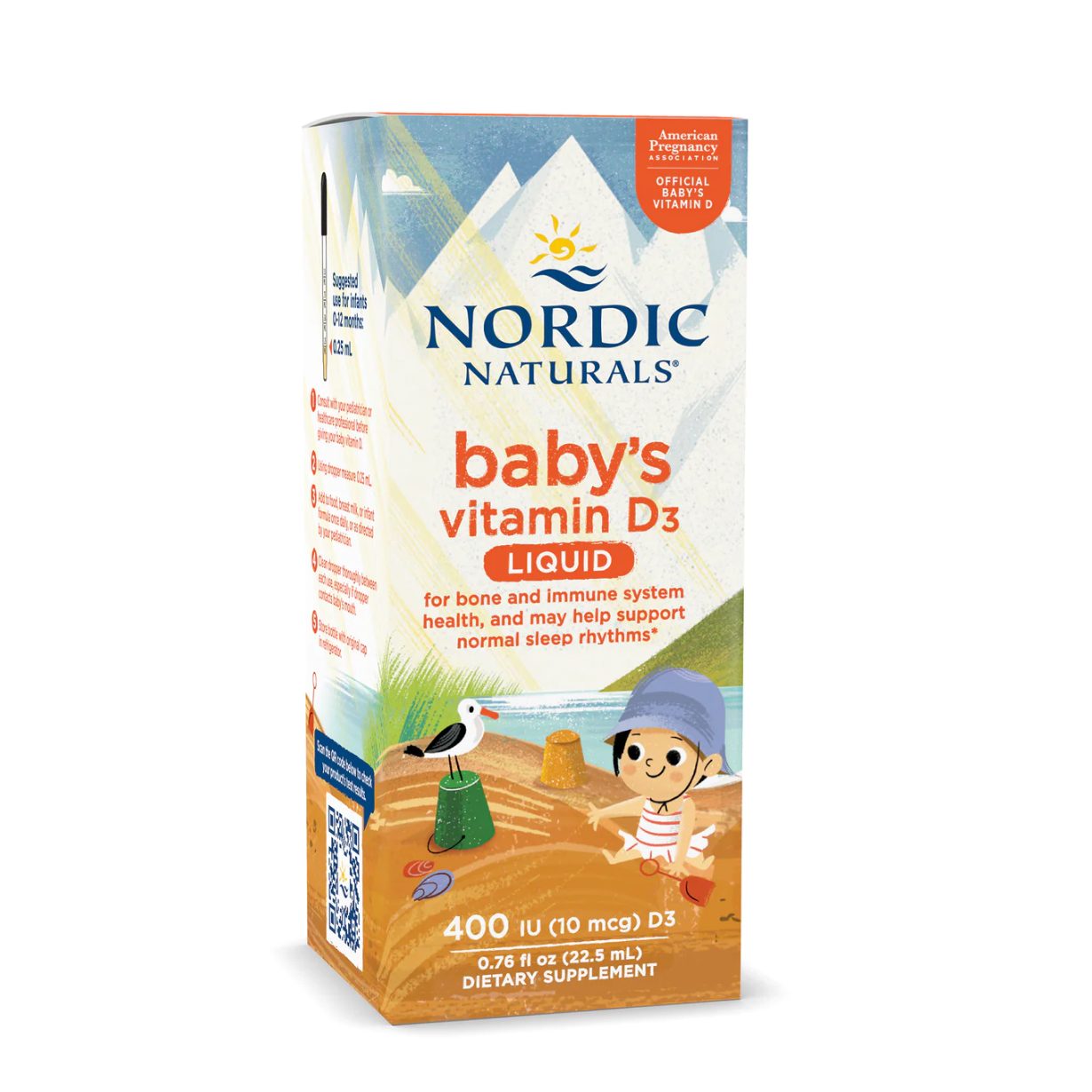 Nordic Naturals Baby's Vitamin D3 Liquid，嬰幼兒維他命D3滴劑 22.5ml