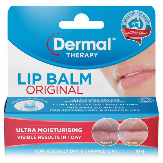 Dermal Therapy Original Lip Balm 澳洲 加強修復潤唇膏 10g