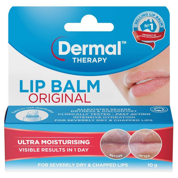 Dermal Therapy Original Lip Balm<br>澳洲修復死皮及乾裂潤唇膏 10g