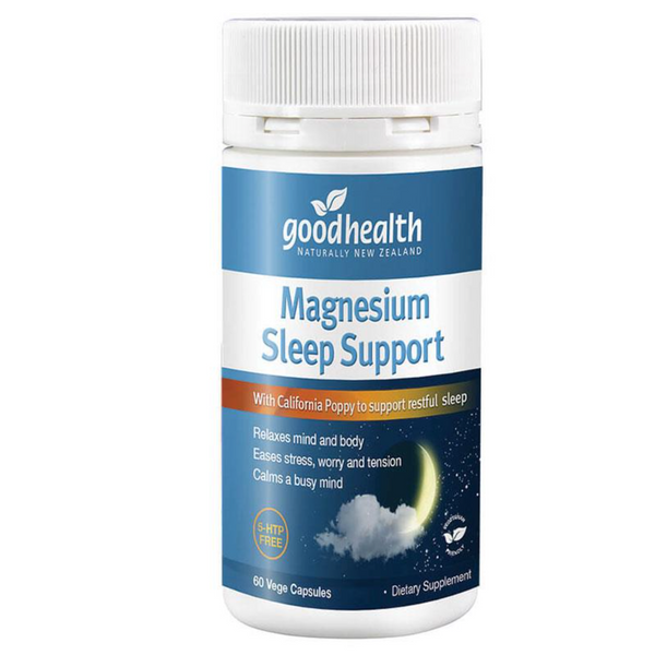 Good Health Magnesium Sleep Support<br>紐西蘭 好健康 鎂助眠膠囊 60粒