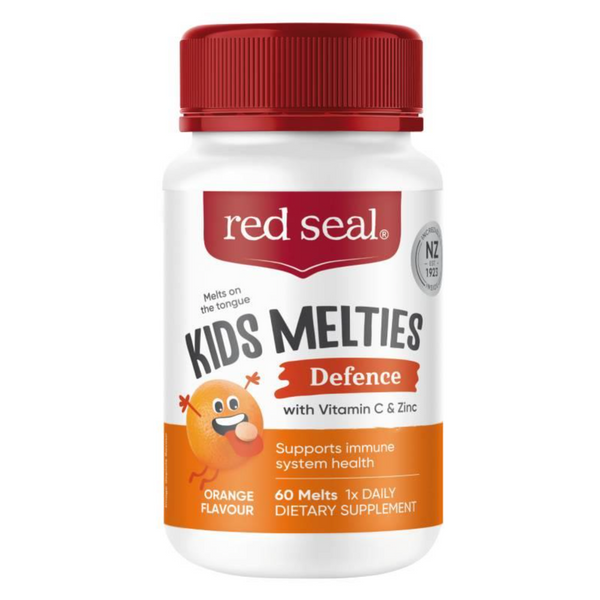 Red Seal Kids Melties<br>Defence with Vitamin C & Zinc<br>紐西蘭紅印 兒童免疫含維他命Ｃ 鋅<br>60粒
