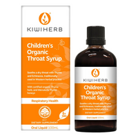 Kiwiherb Children's Organic Throat Syrup<br>紐西蘭兒童有機喉嚨糖漿 100ml