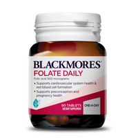 Blackmores 澳洲澳佳寶 天然葉酸營養片 500mg 90片