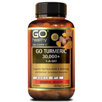 Go Healthy Tumeric 紐西蘭高之源 高含量薑黃 30000+ 60粒