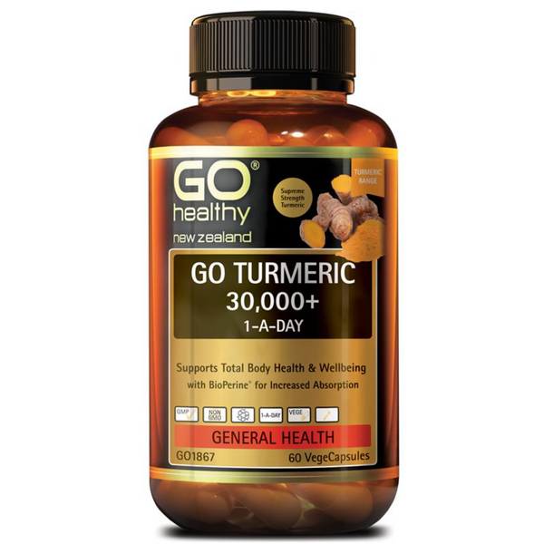 Go Healthy Tumeric 紐西蘭高之源 高含量薑黃 30000+ 60粒