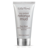 Wild Ferns Rotorua Mud Face Mask<br>紐西蘭 羅托路瓦火山泥面膜<br>含蘆薈小黃瓜 80ml