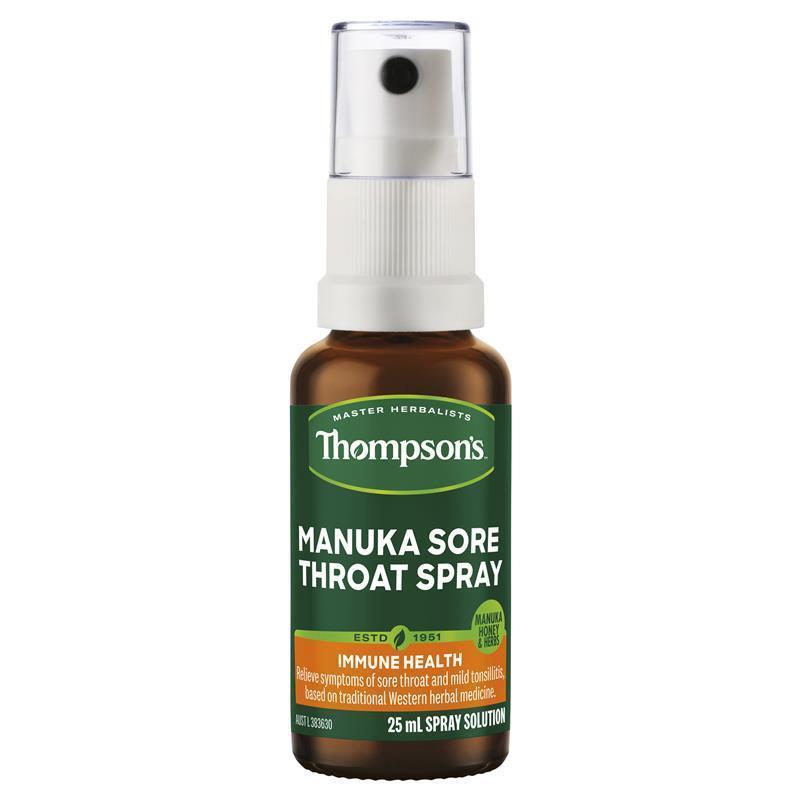 Thompson’s 紐西蘭湯普森 麥蘆卡喉嚨舒緩噴霧 25ml