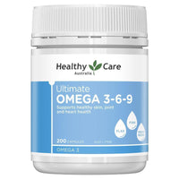 Healthy Care<br>Ultimate Omega 3-6-9 膠囊 200粒