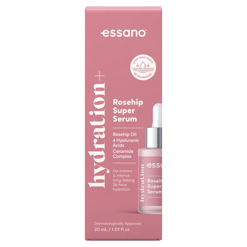 Essano Hydration + Rosehip Super Serum 玫瑰果保濕超級精華液 30ml
