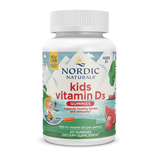 Nordic Naturals Kids Vitamin D3 Gummies 兒童維他命D3軟糖 60粒 西瓜口味