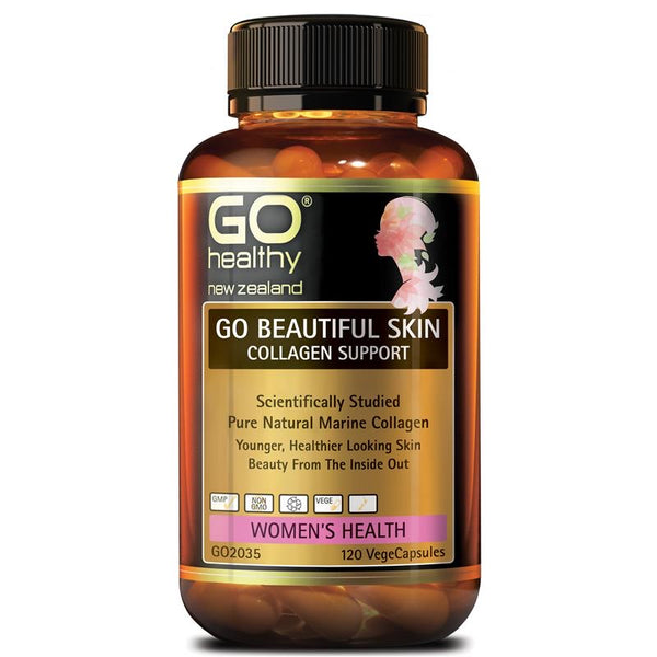 Go Healthy Go Beautiful Skin<br>紐西蘭高之源 美肌膠原蛋白膠囊 120粒