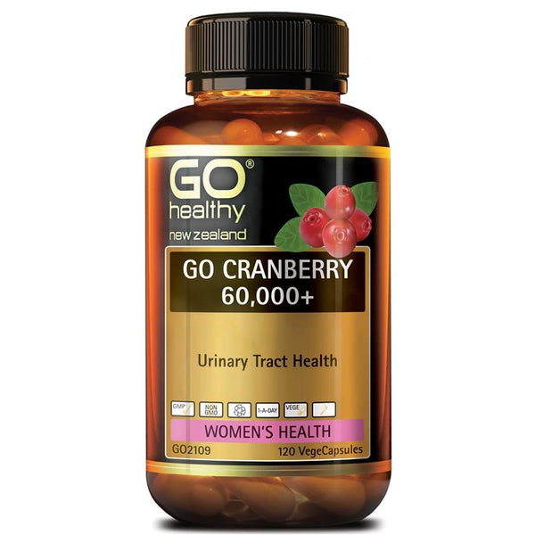 Go Healthy Cranberry<br>紐西蘭高之源 高含量蔓越莓膠囊 60000mg 120粒