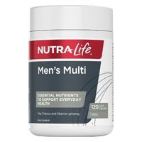 Nutralife Men's Multi<br>紐西蘭紐樂 男性綜合維他命 120粒