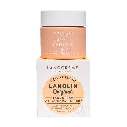 Lanocreme 紐西蘭蘭儂 活性麥蘆卡蜂蜜羊毛脂面霜 100g (01.2028)