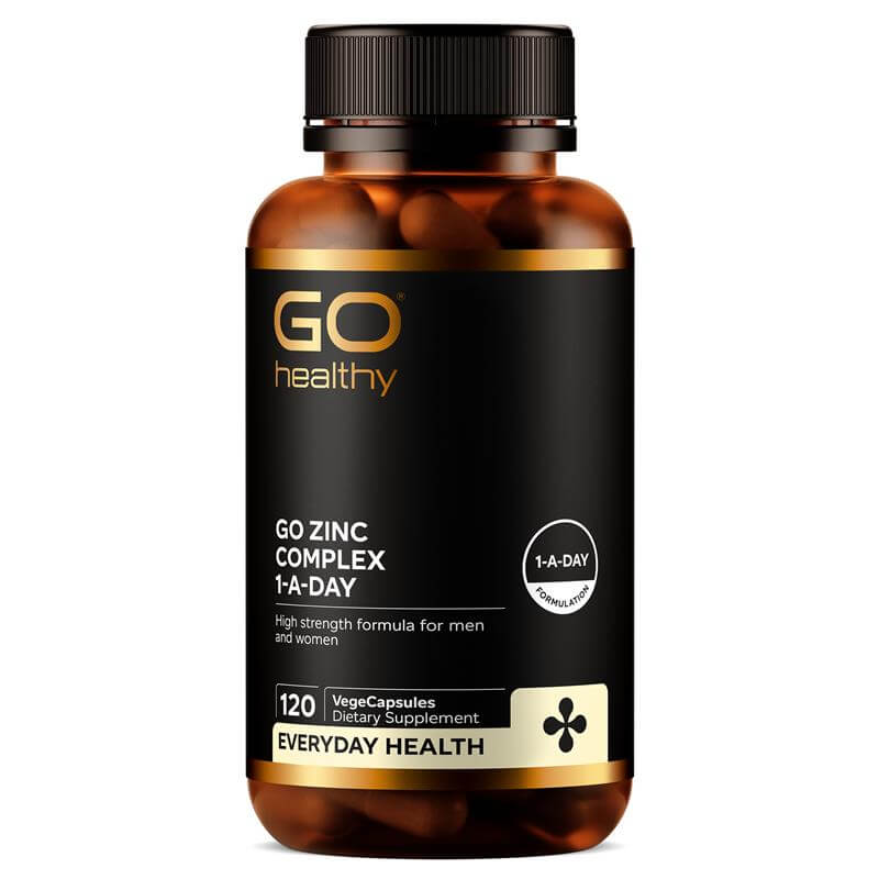 Go Healthy Zinc Complex 紐西蘭高之源，鋅膠囊 120粒