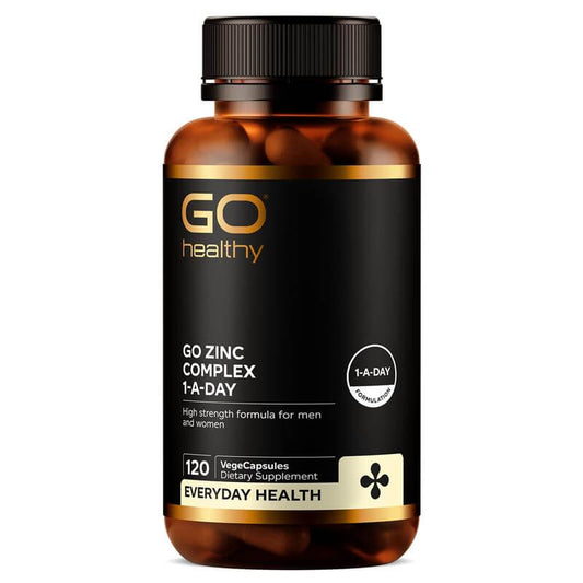 Go Healthy Zinc Complex 紐西蘭高之源，鋅膠囊 120粒