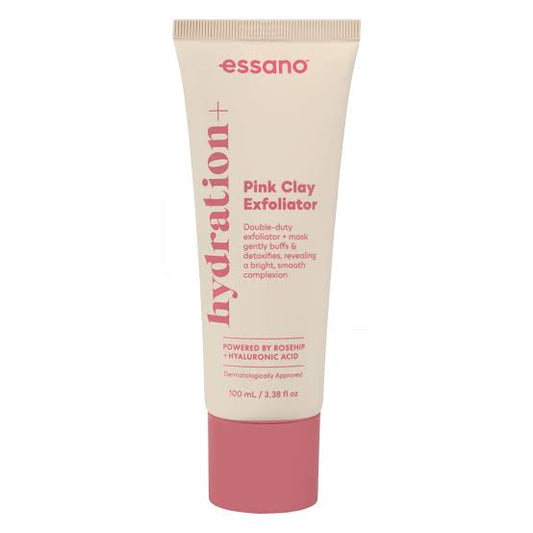 Essano Hydration+ Pink Clay Exfoliator 紐西蘭保濕玫瑰果溫和去角質霜 100ml