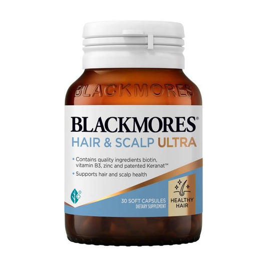 Blackmores Hair & Scalp Ultra 澳洲澳佳寶 強效護髮頭皮膠囊 30 粒
