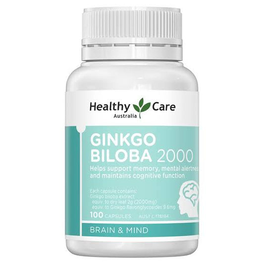 Healthy Care Ginkgo Biloba 澳洲 銀杏精華膠囊 100粒