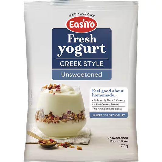 EasiYo Yogurt Base 紐西蘭 自製優格粉 (無糖希臘風) 170g