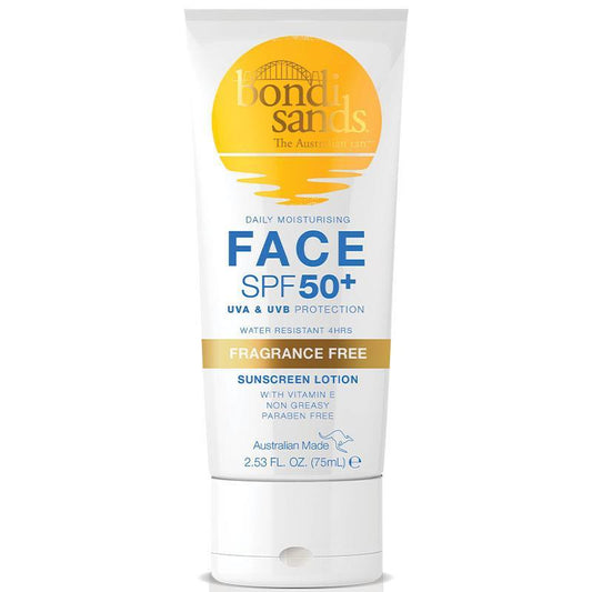 Bondi Sands 澳洲 日常保濕臉部防曬乳液SPF50+ 無香 75ml