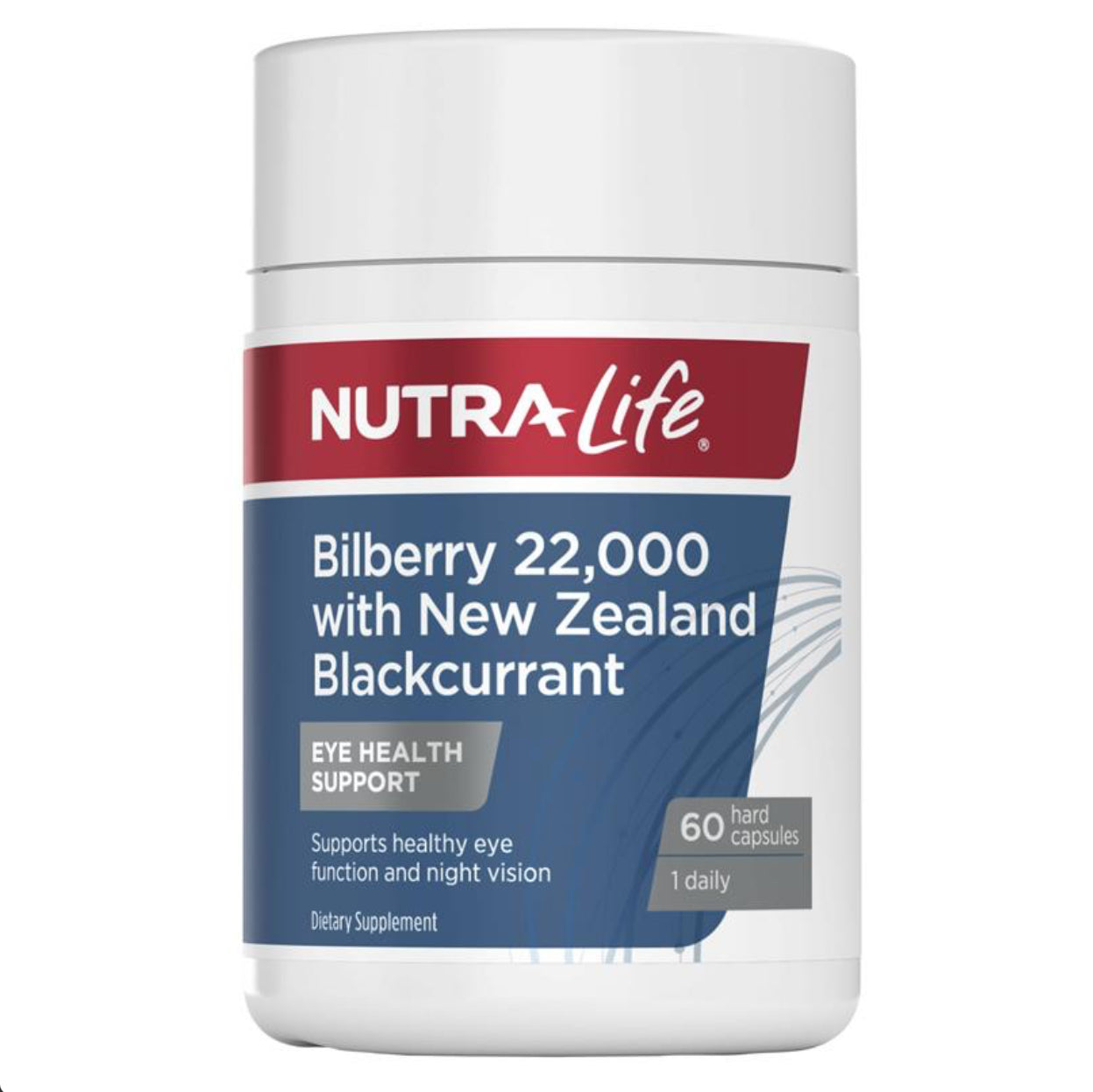 NutraLife Bilberry 22,000 with New Zealand Blackcurrant 越橘黑加侖膠囊 60粒