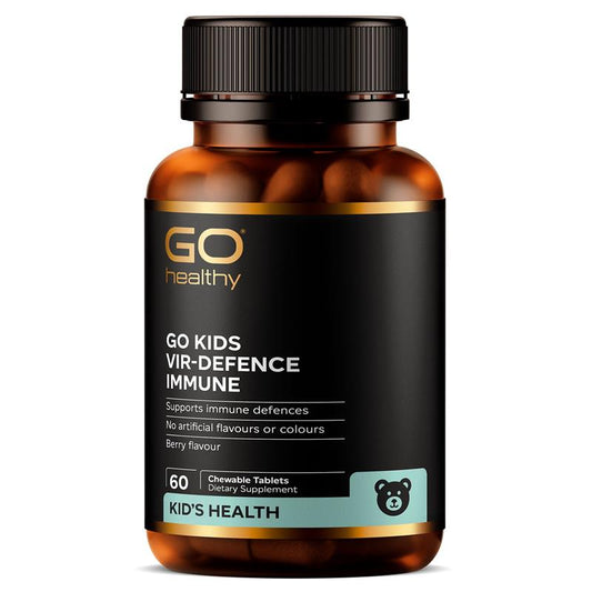 Go Healthy Kids Vir-Defense Immune 紐西蘭高之源，兒童防疫片 60粒