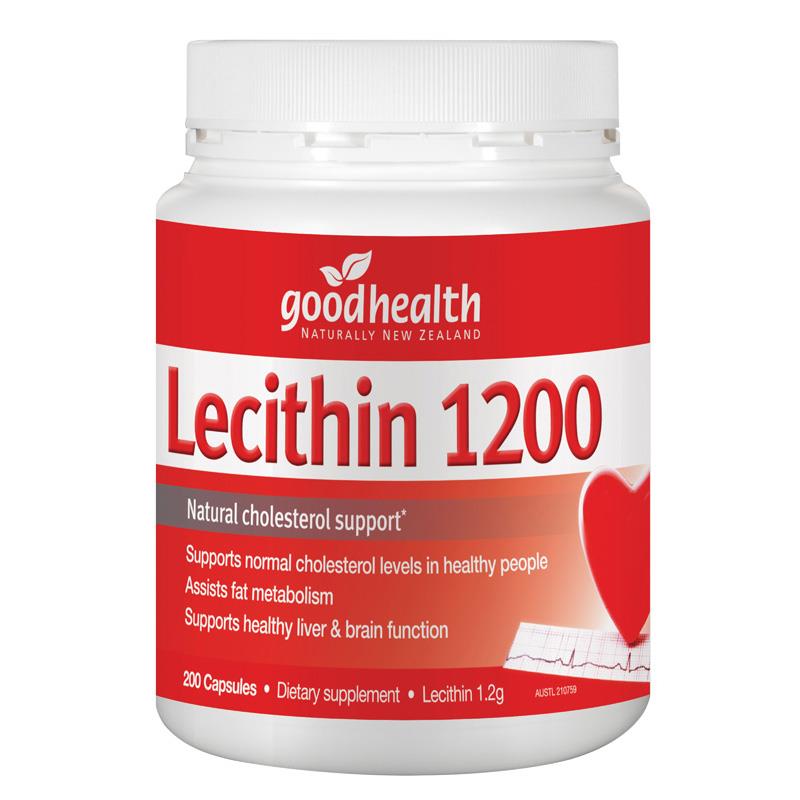 Good Health Lecithin 1200 紐西蘭好健康 超级卵磷脂 200粒