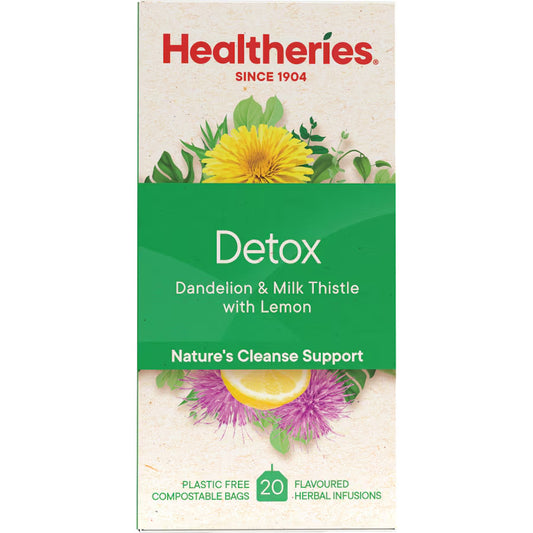 Healtheries Detox Herbal Tea 紐西蘭賀壽利 排毒茶包 20入