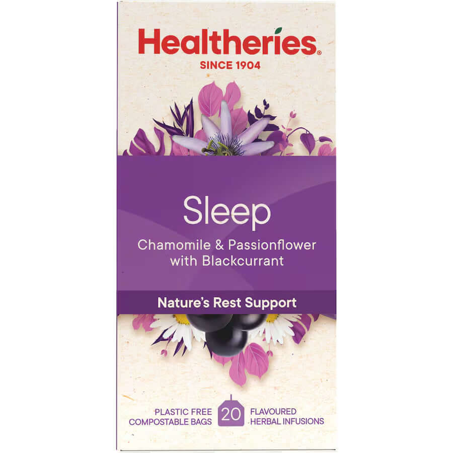 Healtheries Sleep Blackcurrant Tea 紐西蘭賀壽利 黑加侖睡眠茶包 20入