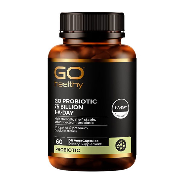 Go Healthy Probiotic 75 Billion<br>紐西蘭高之源 750億益生菌膠囊 60粒