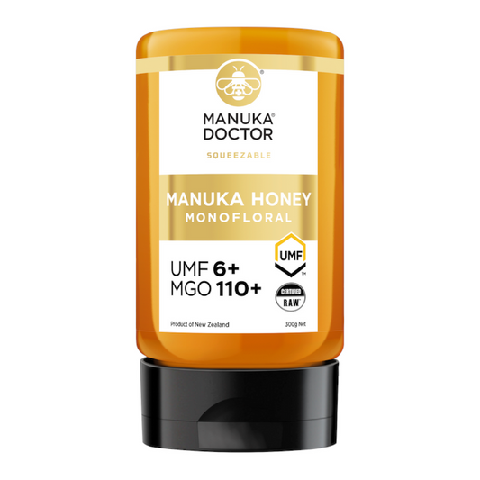 Manuka Doctor Manuka Honey 紐西蘭麥蘆卡蜂蜜 UMF6+ MGO110+ 300g 擠壓式