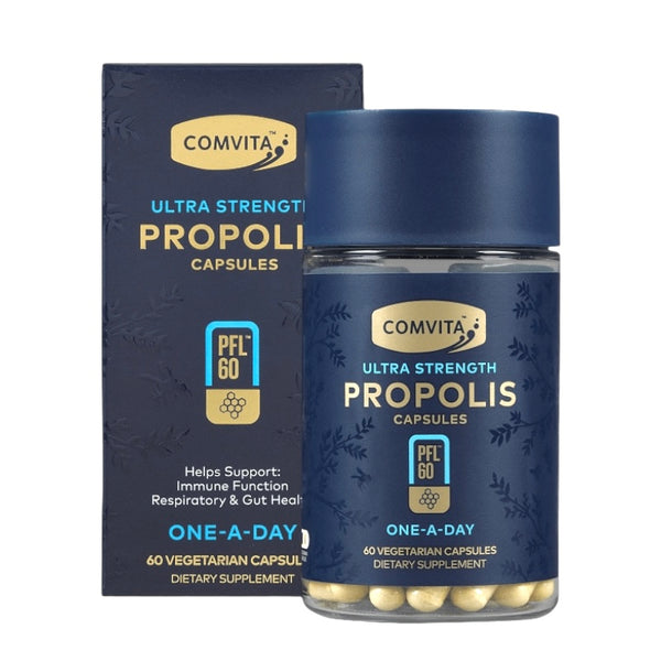 Comvita Ultra Strength Propolis<br>高濃度 PFL60 蜂膠素食膠囊 60粒