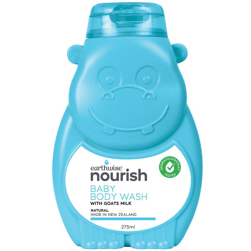 Earthwise Baby Body Wash 小河馬幼兒山羊奶沐浴露 275ml