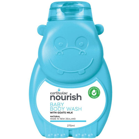 Earthwise Baby Body Wash 小河馬幼兒山羊奶沐浴露 275ml