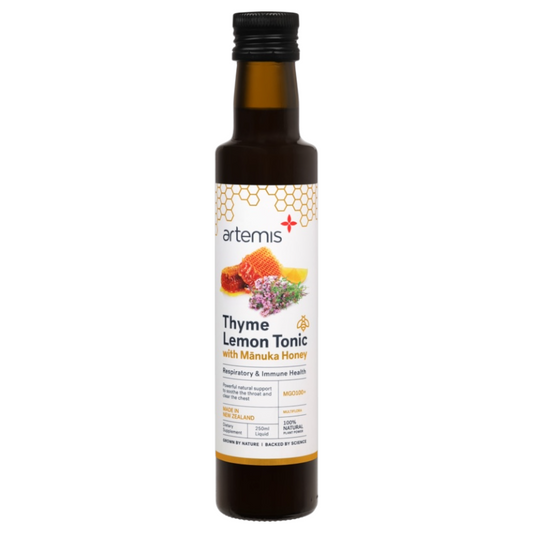 Artemis 紐西蘭 百里香檸檬滋養液 + 麥蘆卡蜂蜜 250ml